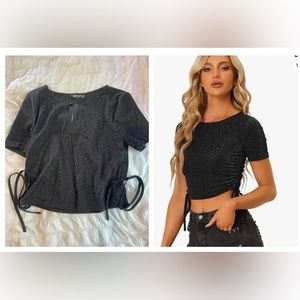 Sparkle crop top